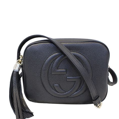 black Gucci crossbody purse